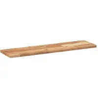vidaXL Wandschap zwevend olieafwerking 80x20x2 cm massief acaciahout