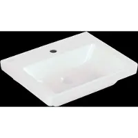 Villeroy & Boch Fontein subway met ceramicplus zonder overloop 3.0 50x40x14.5 cm wit alpin