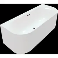 Villeroy & Boch Loop & Friends half vrijstaand bad 180x80x44cm glans alpin wit acryl