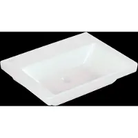 Villeroy & Boch Wastafel subway 3.0 geen kraangat geen overloop 60x47x16.5 cm wit alpin
