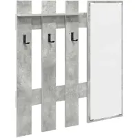 vidaXL Wandgemonteerde kapstok Beton Grijs 100 x 10 x 100 cm