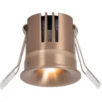 Lucide Inbouwspot Snax champagne Ø 6cm