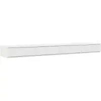 vidaXL Bedlades met lade Wit 180 x 36,5 x 16,5 cm Bewerkt hout