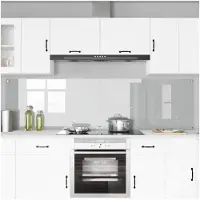 vidaXL Keukenachterwand 2 pcs Doorzichtig 110 x 60 cm gehard glas