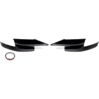 Happyment Apex EdgeWings - Side Hoek Splitters Voorbumper - Set van 2 - Voor BMW F10 M5 Sedan (2010-2016) - Zwarte Look