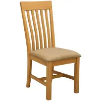 vidaXL Eetkamerstoel 2 st Massief Eikenhout Beige 45 x 59,5 x 100 cm
