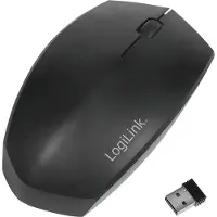 Logilink ID0191 Muis Bluetooth, Radiografisch Optisch Zwart 3 Toetsen 1200 dpi