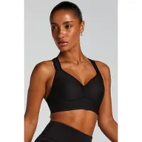 Hunkemoller HKMX Sport bh The All Star Level 2 Zwart Dames | Maat: 80F
