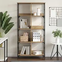 vidaXL Boekenplank 4-laags 78,5 x 33 x 153 cm metaal PB