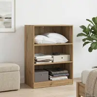 vidaXL Kledingkast met plank Artisanaal eiken 77 x 48 x 102 cm PB