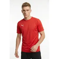 Puma Functioneel shirt robijnrood / wit