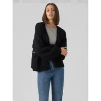 Vero Moda Gebreid vest 'VMMaybe' zwart