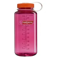 Nalgene - Wide Mouth Bottle - drinkfles - waterfles - 1000ml - BPA free - SUSTAIN - Fuchsia Purple w/Flame NIEUW