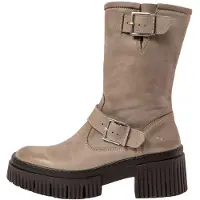 Art Dames Leren laarzen 1397 York grijs (37), Leer, 3 tot 5 cm, Ritssluiting, Casual 1139711EW003_039