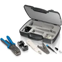Equip 129504 Gereedschapskoffer Professional Cat6 voor UTP, STP en telefoonkabels