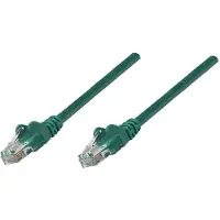 Intellinet 737111 RJ45 Netwerkkabel, patchkabel CAT 6A S/FTP 20.00 m Groen Folie afscherming, Afscherming gevlochten, Halogeenvrij 1 stuk(s)