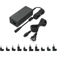 Conceptronic OZUL08B10 universele netadapter voor notebooks, inclusief 10 verschillende adapters. 90W