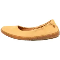 El naturalista Dames Leren ballerina schoenen N5300 Koraal geel (39), Leer, Plat, Geen, Casual 253004F50005_024