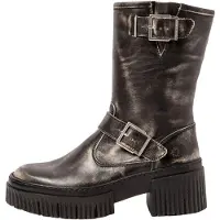 Art Dames Leren enkellaarsjes 1397 York grijs (36), Leer, 3 tot 5 cm, Ritssluiting, Casual 1139712EH003_001