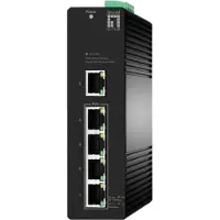 Level One IGS-2105P, LevelOne switch. 5x GE IGS-2105P. 4x PoE-uitgangen. Zwart