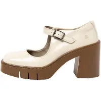 Art Dames Off-white leren schoenen 1984 (38), Leer, Goudkleurig, 8 tot 10 cm, Gesp, Klassiek 1198411KH003_082