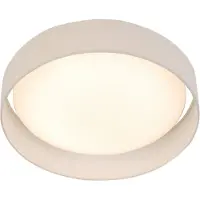 Searchlight Witte plafonnière Gianna Ø 50cm