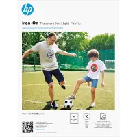 HP Iron-On Transfers voor lichte stoffen, A4 (210 x 297 mm), 10 vellen
