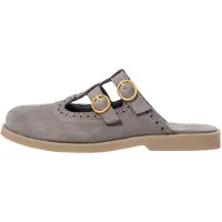 El naturalista Dames Leren klompen N5870L Arenisca grijsblauw zandsteen (42), Leer, Plat, Gesp, Casual 25870L150005_0B0
