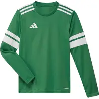Adidas Squadra 25 Voetbalshirt Lange Mouwen Kids Groen Wit | 152
