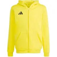 Adidas Hoodie FZ Entrada 26 - Geel/Zwart Kids