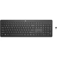 HP 230 - Toetsenbord - draadloos - 2.4 GHz - Frans - zwart - voor OMEN by Laptop 16; Victus by Laptop 16; Laptop 14, 15, 17; Pavilion Plus Laptop 14