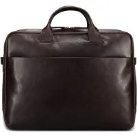 Jost London Aktentas Leder 40 cm Laptopvak bruin