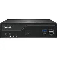 Shuttle Computer Group Shuttle DH610V2 Shuttle Barebone slim DH610V2 Intel/DDR5/black