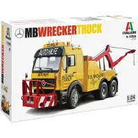 Italeri Modelbouwpakket Auto - 93808 Mercedes-Benz Wrecker Truck - Duitse Bergingsvrachtwagen Plastic - 1:24 - Modelbouw