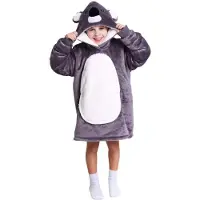 Noxxiez hoodie knuffeltrui koala voor kinderen 3-6 jaar fleece.