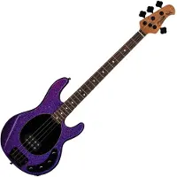 Sterling By Music Man StingRay Ray34 Purple Sparkle elektrische basgitaar