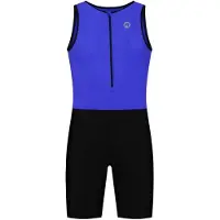 Rogelli Florida Trisuit Heren en Dames - Mouwloos - Zwart Blauw - L