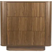 Housecraft living Almira Ladekast Hout/ Marmerlook Walnootkleur