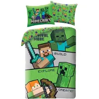 Halantex SP. z.o.o. Dekbedovertrek Survival Mode - 140 x 200 + 70 x 90 cm - Polyester