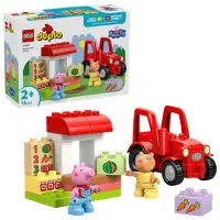LEGO DUPLO Peppa Big Tractor en Marktkraam Dieren Speelgoed voor Peuters - 10468