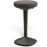 Desktronic Ergonomische Balanskruk - Wiebelkruk Hoogte 57-84cm - Zit-Sta Kruk ∅33cm - Anti-Slip Basis - Zwart