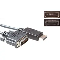 ACT AK3998 Verloopkabel DisplayPort Male/DVI Male - 5 meter