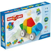 Geomag MagiCube Blokken Auto's Recycled - Magnetische Bouwblokken - 13-delig - Vanaf 3 jaar