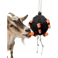Snq Paardentraktatiebal - 21.6 Inch Wortelvoerspeeltje, Duurzame Hooibal Van Oxford-stof Voor Paarden En Geiten - Innovatief Vervelingsstalspeelgoed Voor Veetraining, Praktisch Schuur- En Stalverrijkingsh