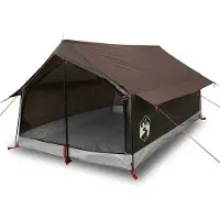 vidaXL Tent 2-persoons waterdicht bruin