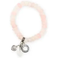 Ruben Robijn Armband Rozenkwarts met bedels