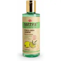 Sattva Ayurveda Ayurvedische shampoo met neem & citroen, , 210 ml