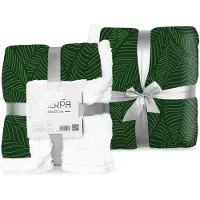 Faro Sherpa Fleece Deken Jungle - 150 x 200 cm - Polyester