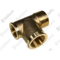 Vaillant T-stuk, K.F.E.-kraan/boiler VSC 126+196/2-C 140/150 o.a. -Nr. , 129257