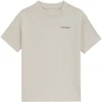 We fashion T-shirt met backprint - beige Jongens Katoen Ronde hals Backprint - maat 122/128